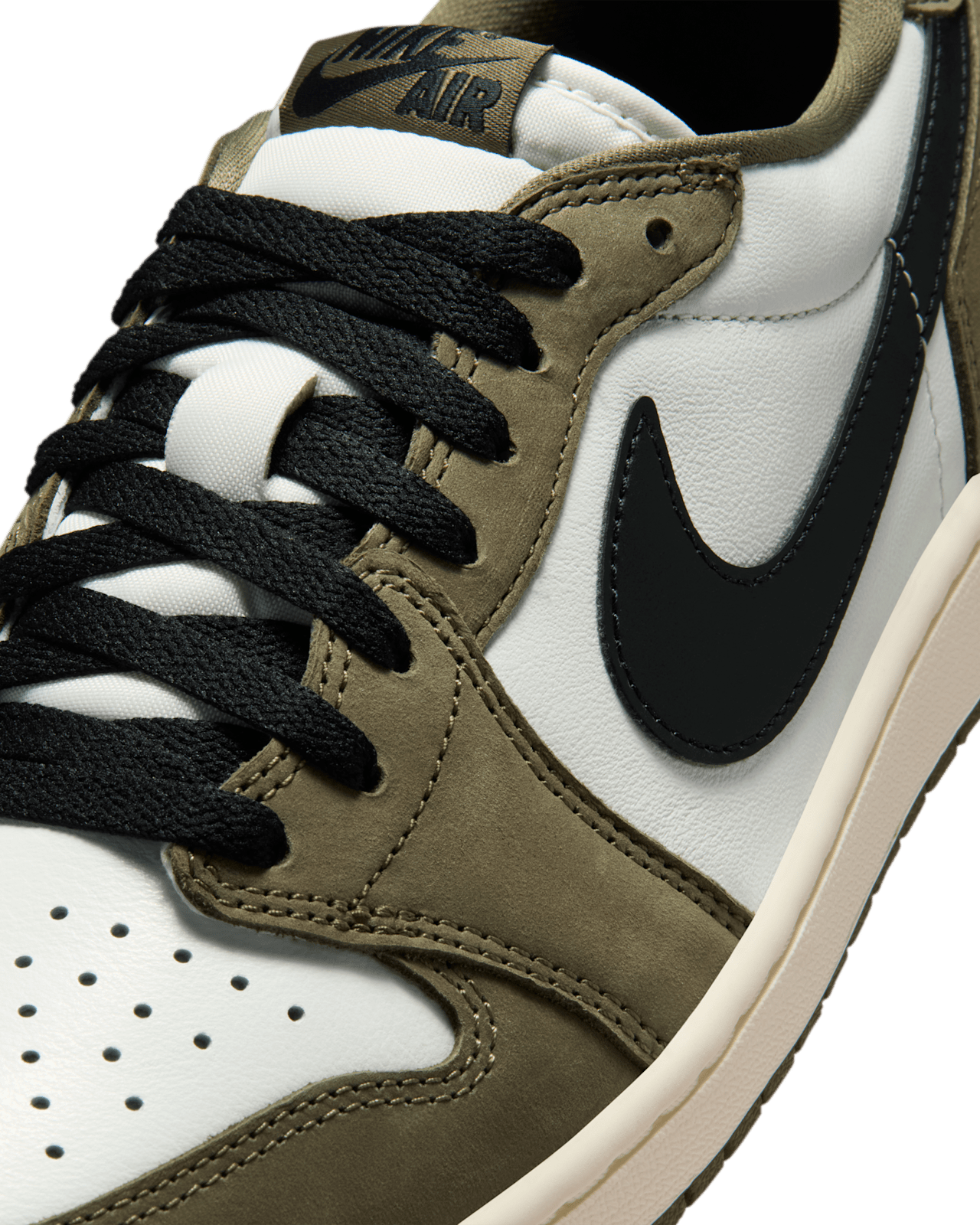 NIKE公式】エア ジョーダン 1 LOW OG 'Medium Olive and Summit White